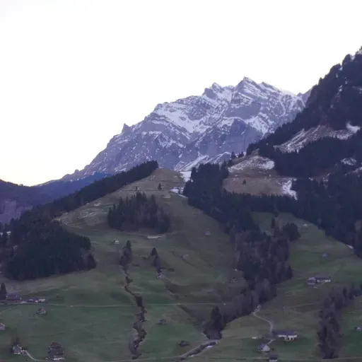 wir gewinnen rasch an Höhe