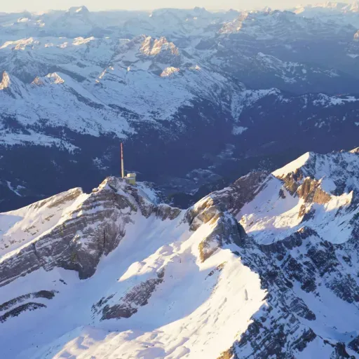 aus dieser Perspektive hab ich den Säntis noch nicht gesehen