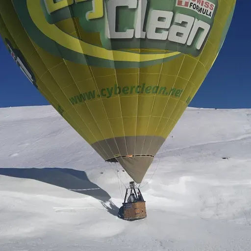 Kurze Zwischenlandung im Schnee.