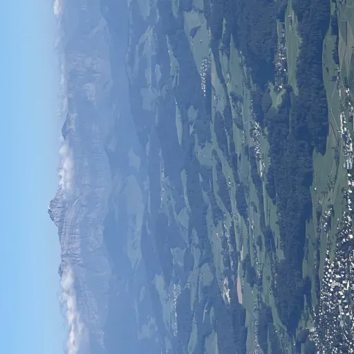 Super Aussicht auf den Säntis