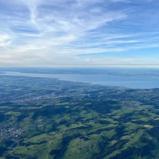 Ausblick aus einem Luftballon
